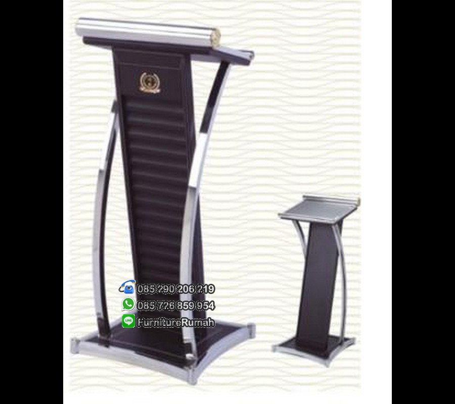 Pilihan Model Podium Mimbar Minimalis Kulit Sintetis FK-PM 115