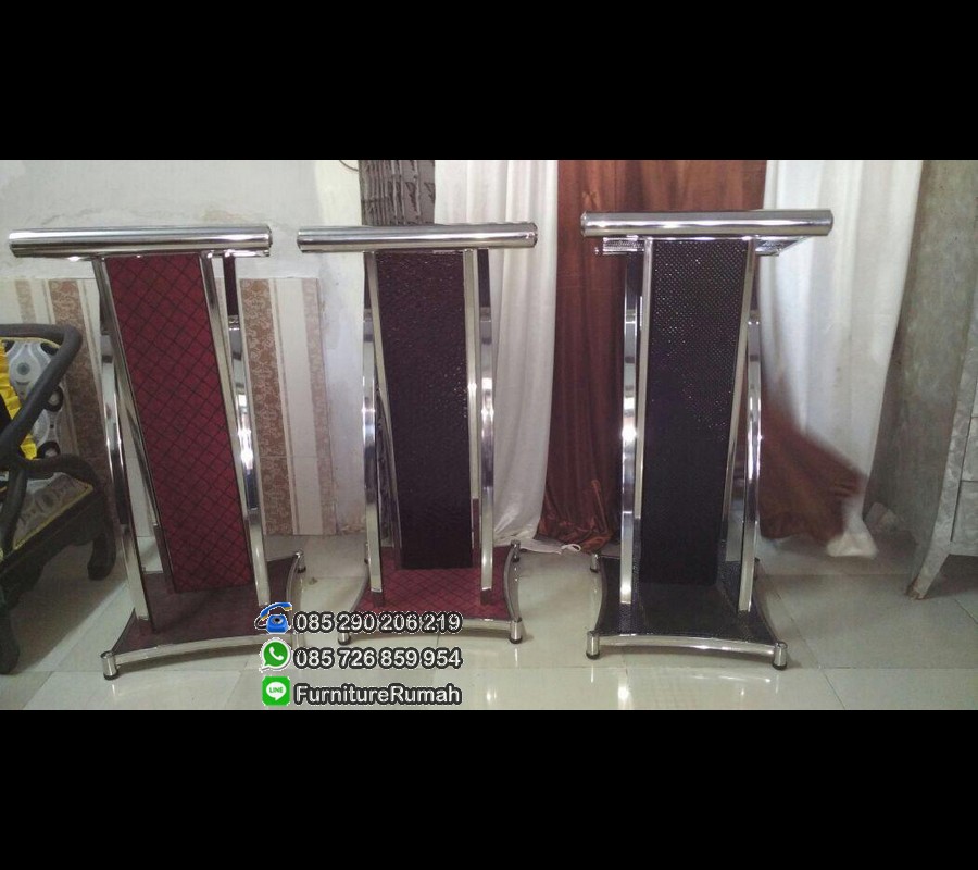 Ready Stock Podium Minimalis Stainless FK-PM 135